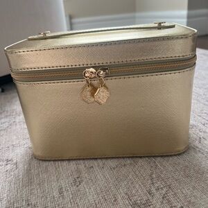 Shiseido Gold Makeup / Cosmetic Case